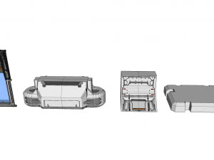 Sci-fi architecture elements collection 22 3D Model