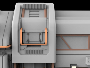 Sci-fi architectural element 12 Modèle 3D
