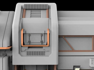 Sci-fi architectural element 12 3D Model