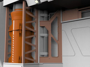 Sci-fi architectural element 12 3D Model