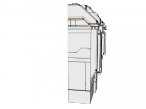 Sci-fi architectural element 12 3D Model