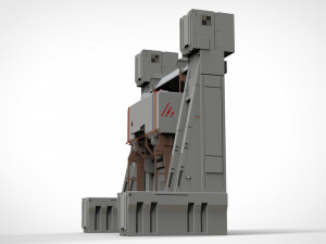 Sci-fi architectural element 11 3D Model