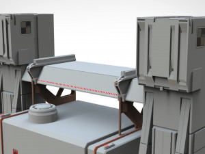 Sci-fi architectural element 11 3D Model