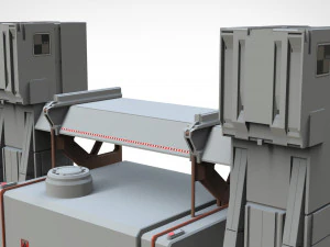Sci-fi architectural element 11 3D Model