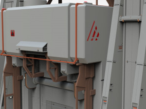 Sci-fi architectural element 11 3D Model