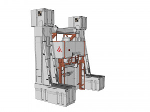 Sci-fi architectural element 11 3D Model