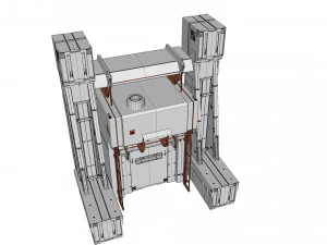 Sci-fi architectural element 11 3D Model