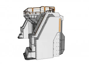 Sci fi door 4 3D Model