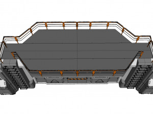 Sci fi door 4 3D Model