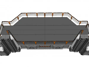 Sci fi door 4 3D Model
