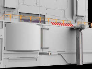 Sci-fi architectural element 13 3Dモデル