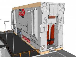 Sci-fi architectural element 13 3Dモデル