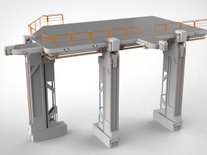 Sci-fi architecture elements collection 12 3D मॉडल