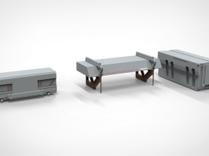Sci-fi architecture elements collection 12 3D मॉडल