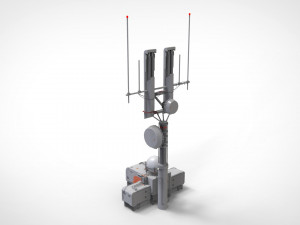 Sci fi antenna 16 3D Model