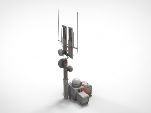 Sci fi antenna 16 3D Model