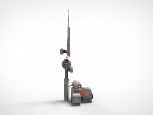Sci fi antenna 16 3D Model