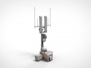 Sci fi antenna 16 3D Model
