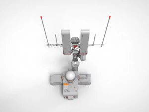 Научно-фантастическая антенна 16 3D Модель