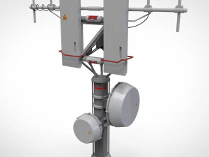 Научно-фантастическая антенна 16 3D Модель