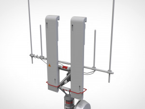Sci fi antenna 16 3D Model