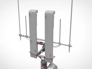 Научно-фантастическая антенна 16 3D Модель