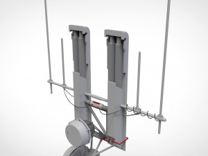 Sci fi antenna 16 3D Model