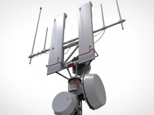 Научно-фантастическая антенна 16 3D Модель