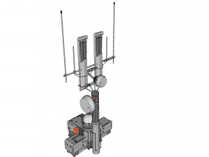 Sci fi antenna 16 3D Model