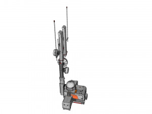 Sci fi antenna 16 3D Model