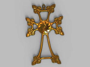 Kreuz 3D-Druckmodell 3D Druckmodell