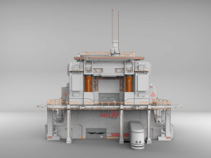 Sci-fi architecture 8 3D मॉडल