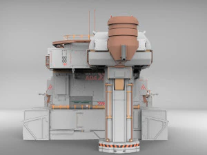 Bilim kurgu mimarisi 8 3D Model