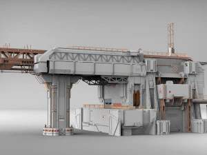 Bilim kurgu mimarisi 8 3D Model