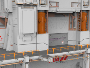 Sci-fi architecture 8 3D मॉडल