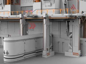 Sci-fi architecture 8 3D मॉडल