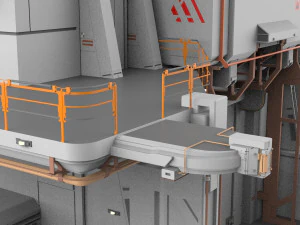 Bilim kurgu mimarisi 8 3D Model