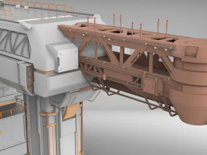 Bilim kurgu mimarisi 8 3D Model