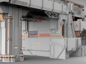 Bilim kurgu mimarisi 8 3D Model