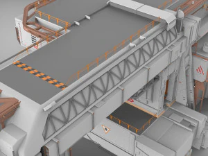 Bilim kurgu mimarisi 8 3D Model