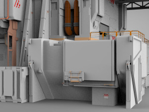 Sci-fi architecture 8 3D मॉडल
