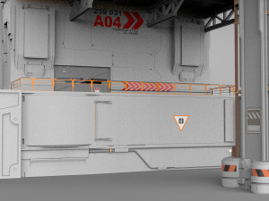 Sci-fi architecture 8 3D मॉडल