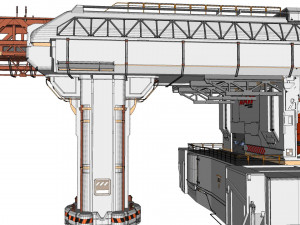 Sci-fi architecture 8 3D मॉडल