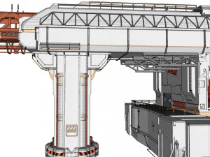 Bilim kurgu mimarisi 8 3D Model