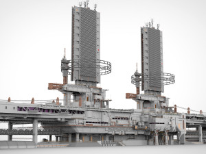 The missile attack warning system 3D Model