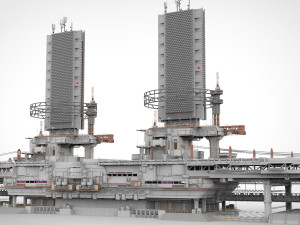 The missile attack warning system 3D Model
