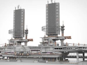 The missile attack warning system 3D Model
