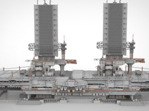 The missile attack warning system 3D Model