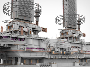 The missile attack warning system 3D Model