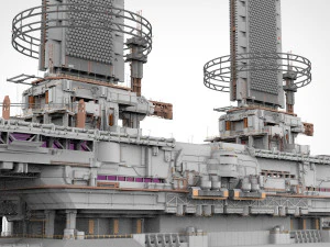 The missile attack warning system 3D Model